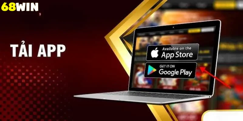 Giao diện chính của app 68win hiện đại và thân thiện