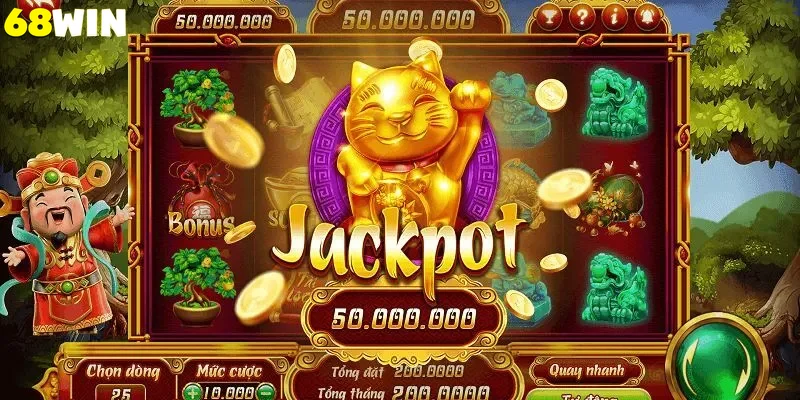 giao diện trò chơi nổ hũ 68win bắt mắt và thân thiện